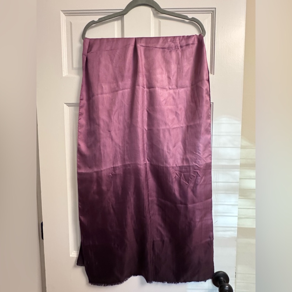 J.Crew Ombré Silk Scarf - Picture 2 of 7